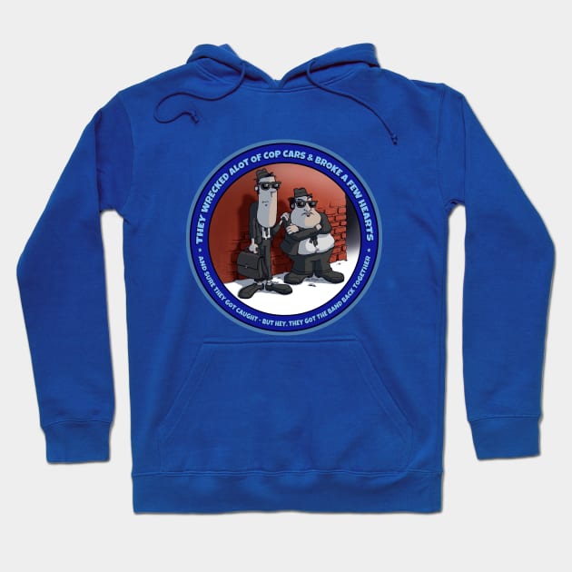 Blues Brothers Hoodie by Smiling_Tater_Design